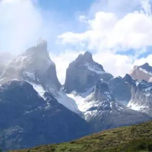 Torres del Paine Nationalpark mit bekannten Bergspitzen