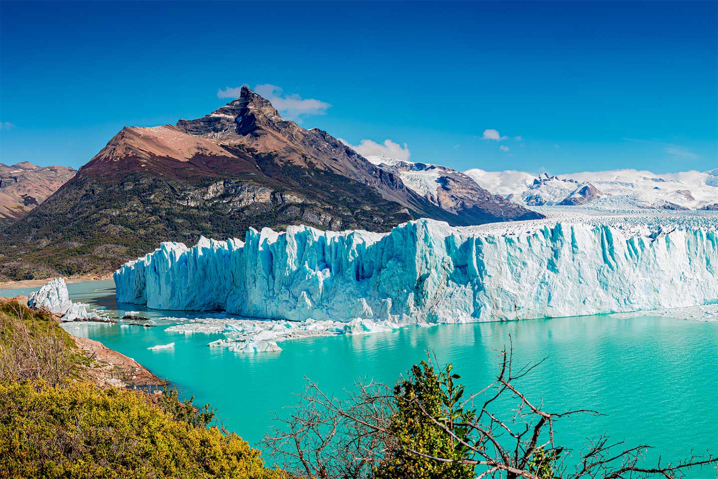 Blick auf den Perito Moreno Gletscher